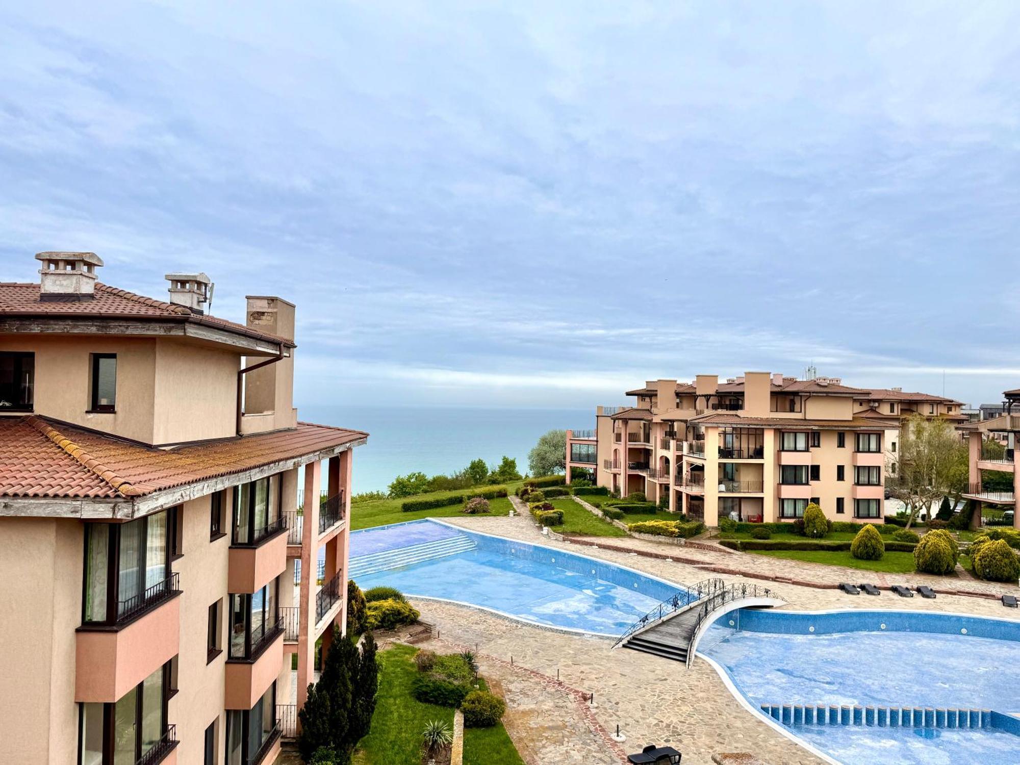 Sea View & Infinity Pool Apartments In Kaliakria Resort Balchik Exterior foto