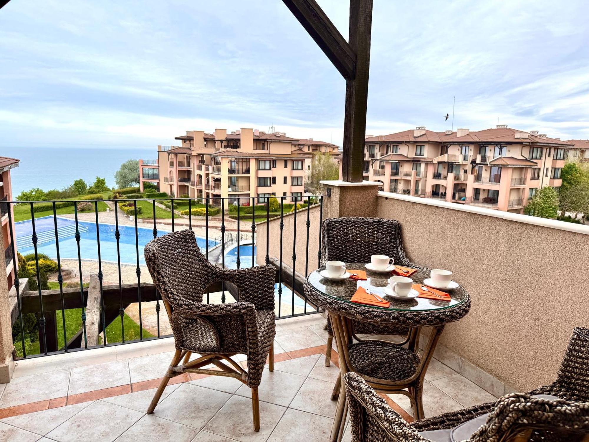 Sea View & Infinity Pool Apartments In Kaliakria Resort Balchik Exterior foto